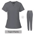 72% Polyester 22% Rayon 6% Spandex Jogger Pant Dry Fashion Nursing Hospital Uniform Scrubs Suit Short Sleeve Scrub Uniform Sets