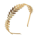 New Fashion Beautiful Simple Generous Metal Leaves Leaf Crown Hair Band Headband Women Girls Hair Accessories Headdress