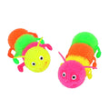 KEHUI Direct Factory Sale Soft Medium Four Parts Worm Puffer Toy Ball TPR Squeeze Stress Relief Fidget Toy for Kids