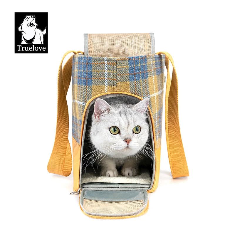 Truelove Stocked Outdoor Waterproof Portable Pet Travel Transport Carrier Bag Cat Dog Backpack Large Capacity Breathable Sturdy