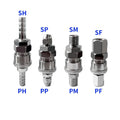 C Type Pneumatic Quick Connector 1/4" 3/8" 1/2" BSP Male-Female Air Line Hose Quick Release Joiner Parts with OEM Support