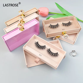 Handmade 3D Faux Mink Eyelashes with Full Strip 0.07mm Thick Vegan Synthetic Mink Effect Eyelashes and Tools Soft Comfortable