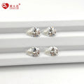 Wuzhou Artificial Stones 5A Grade Pear Cut Warm G White Color Loose Gemstones Synthetic CZ Cubic Zirconia
