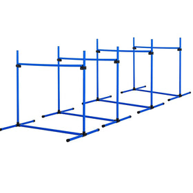 Wholesale Custom 4 Piece Dog Agility Starter Kit With Adjustable Height Jump Bars Included Carry Bag
