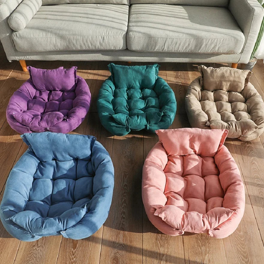 Drop Shipping Kennel Mat Multi-function Folding square Cushion Pet Sofa Nest Dog Cushion Can Be Deformed Multi-purpose Kennel