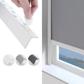 ZSTARR Wholesale Customized Home Use Hotels 5m Window Blinds L-Shape Side Track Rail Light Blocker with Lightproof Side Channel