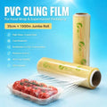 Food Grade PVC Cling Film Roll Disposable Fresh-Keeping Plastic Wrap for Food Packaging