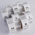 Spot Environmentally Friendly Printed Labels  Clothing White Soft Cotton Tape  Nylon Taffeta Satin Washing and Care Labels