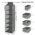 2024 New Hot Sell Soda Hanging Wall Storage Bag Multilayer with Multi Pockets Hanging Organizer