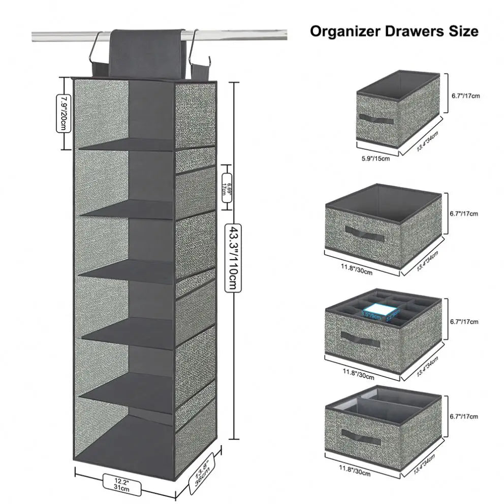 2024 New Hot Sell Soda Hanging Wall Storage Bag Multilayer with Multi Pockets Hanging Organizer