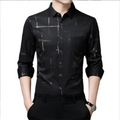 Wholesale Men's Business Casual Shirts Spring Fall Long Sleeve Shirts