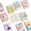 Small Coil Book Cartoon Notebook A7 Cute Mini Portable Pocket Notepad Elementary School Student Gift