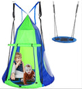 CE Certified Indoor/Outdoor Tree Swing Set Steel Patio Saucer Playground Equipment Garden-Friendly Children's Toy