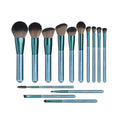 2025 Hot Sale 14pcs Starry Sky Blue Can Be Customized Wholesale Makeup Brush Set Makeup Beauty Tool Makeup Brushes