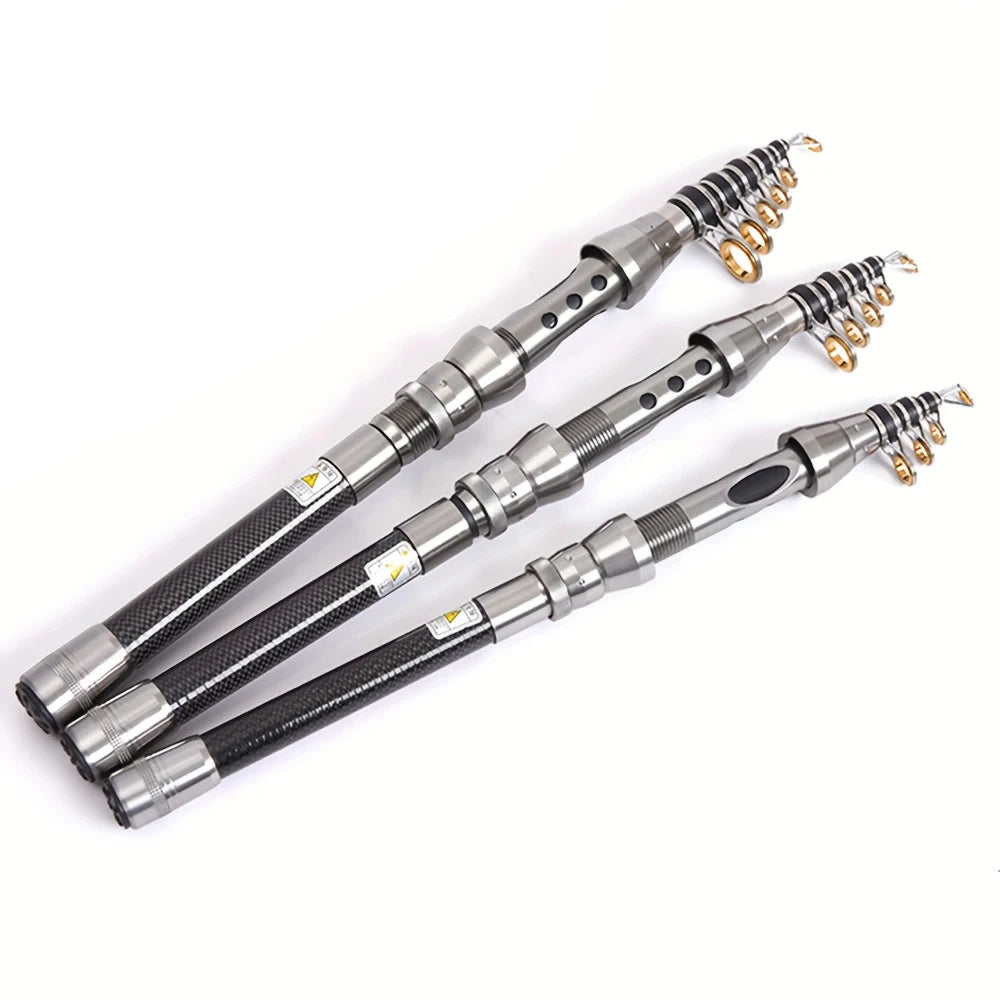 59in 70in 82in and 94inch Mini Carbon Rod Portable Super Short Fishing Rod for Bottom Fishing Carp with EVA Handle