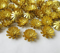 Brass Daisy 16mm 3 Layers 1mm Hole Marguerite Floral Finding DIY Jewelry Accessory Supplies