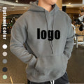 High Quality Cotton Polyester Thick Blank Heavyweight Oversized Hoodies Custom Logo Plus Size Men's Hoodies