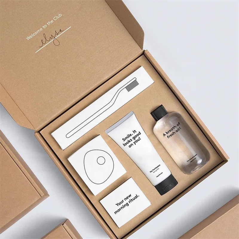 Low MOQ Custom Corrugated Folders Packaging Boxes Matt Lamination Embossing for Cosmetic Skin Care Bottles (Recycled Materials)