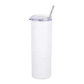 Wholesale 20 Oz Straight Sublimation Tumblers With With Lid and Straw Stainless Steel Vacuum Insulated Drinking Cups