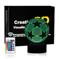 Wholesale 3D Night Lights 3D LED Lights Acrylic Night Lights Custom Patterns Festival Gifts From Lighting Factory.
