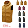 Winter Men's Casual Waterproof Breathable Zipper Down Coat with 90% Down Thick Outerwear