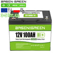 EU China Stock 12v Lithium Battery Rechargeable 100ah Lifepo4 Battery 12v Lifepo4 100ah Lithium Ion Battery
