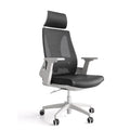 China Mesh High Back Luxury Swivel White Comfortable Pu Leather Seating Premium Ergonomic Executive Office Chair