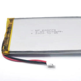 Factory 3.8v Lithium Polymer Cell 603779 2700mAh Rechargeable Lipo Battery
