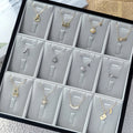 High Quality Fashion Design Cubic Stones Antique Dainty 18k Gold Heart Jewelry Zircon 925 Silver Mom Necklace for Mothers Day
