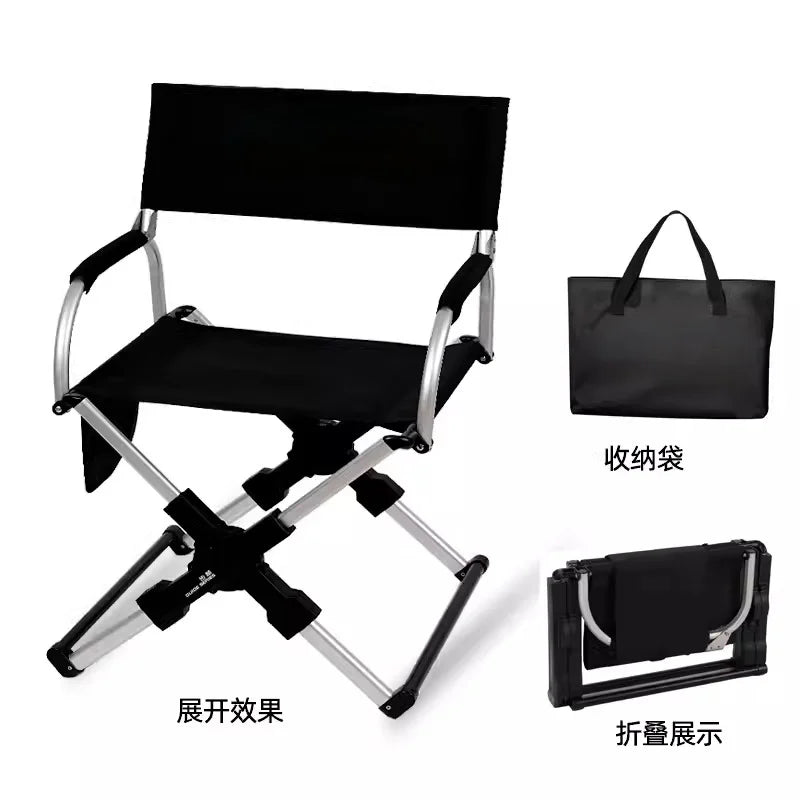 Portable Compact Lightweight Camping Chair Supports 250lbs for Outdoor Sports Beach Fishing Tailgates With Carry Bag-for Hiking
