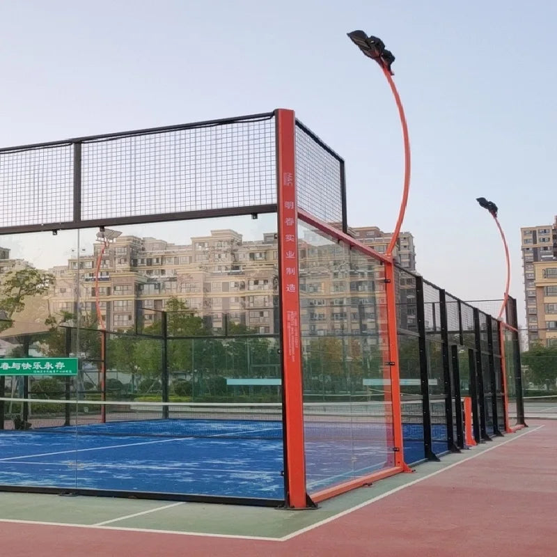 PADEL WORKER Durable Outdoor and Indoor Panoramic Padel Tennis Court for Paddle Sports