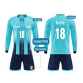 Custom logo Football Uniform Long Sleeve Shirt Football Clothes Football & Soccer Kit Running Tracksuit