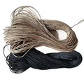 Natural Paper Raffia Twine 3.3cm Width 2ply Craft Bag Knitted 2 Strands Twisted Paper Cord Packaging Ropes"