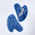 HY Sodalite Guasha Massage Tool Face Quartz Heart Gua Sha Board