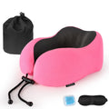 Factory Customized U-shaped Memory Foam Foldable Adjustable Office Travel Neck Pillow