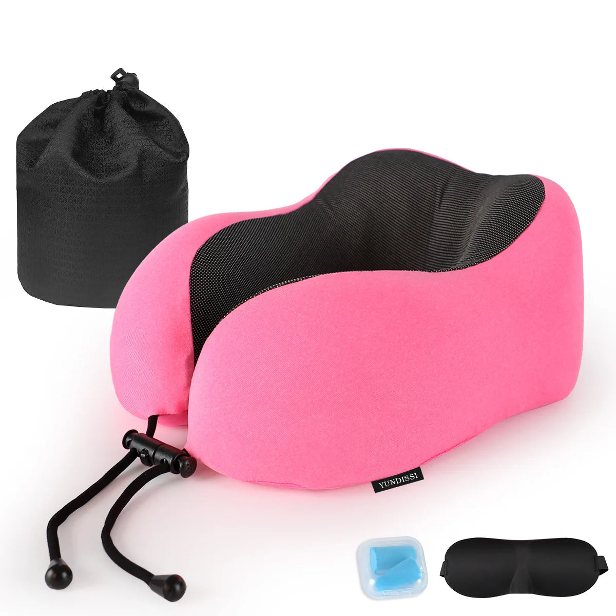 Factory Customized U-shaped Memory Foam Foldable Adjustable Office Travel Neck Pillow