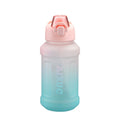 1300ml Large Capacity Gradient Plastic Water Cup Portable Outdoor Car Sports Water Bottle With Lid