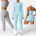 Custom High Quality Yoga Set Compression Sportswear Quick Drying Workout Clothes Gym Fitness Sets for Women