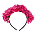 Fashion Artificial Rose Floral Headband Wedding Bridal Crown Cosplay Costume Party Hair Band for Cosplay & Special Occasions