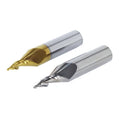 Jinchuan D12mm Two-Flutes Spiral Tungsten Steel CNC Mini Milling Cutter with Black Coating 10 Pcs MOQ ODM OEM Support