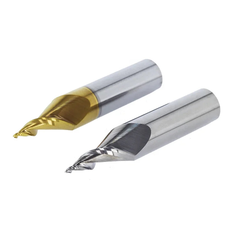 Jinchuan D12mm Two-Flutes Spiral Tungsten Steel CNC Mini Milling Cutter with Black Coating 10 Pcs MOQ ODM OEM Support