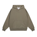 Guangzhou Auyan Collar Pure Cotton 330g Solid Color Oversize Couple Top Hoodie for Women and Men