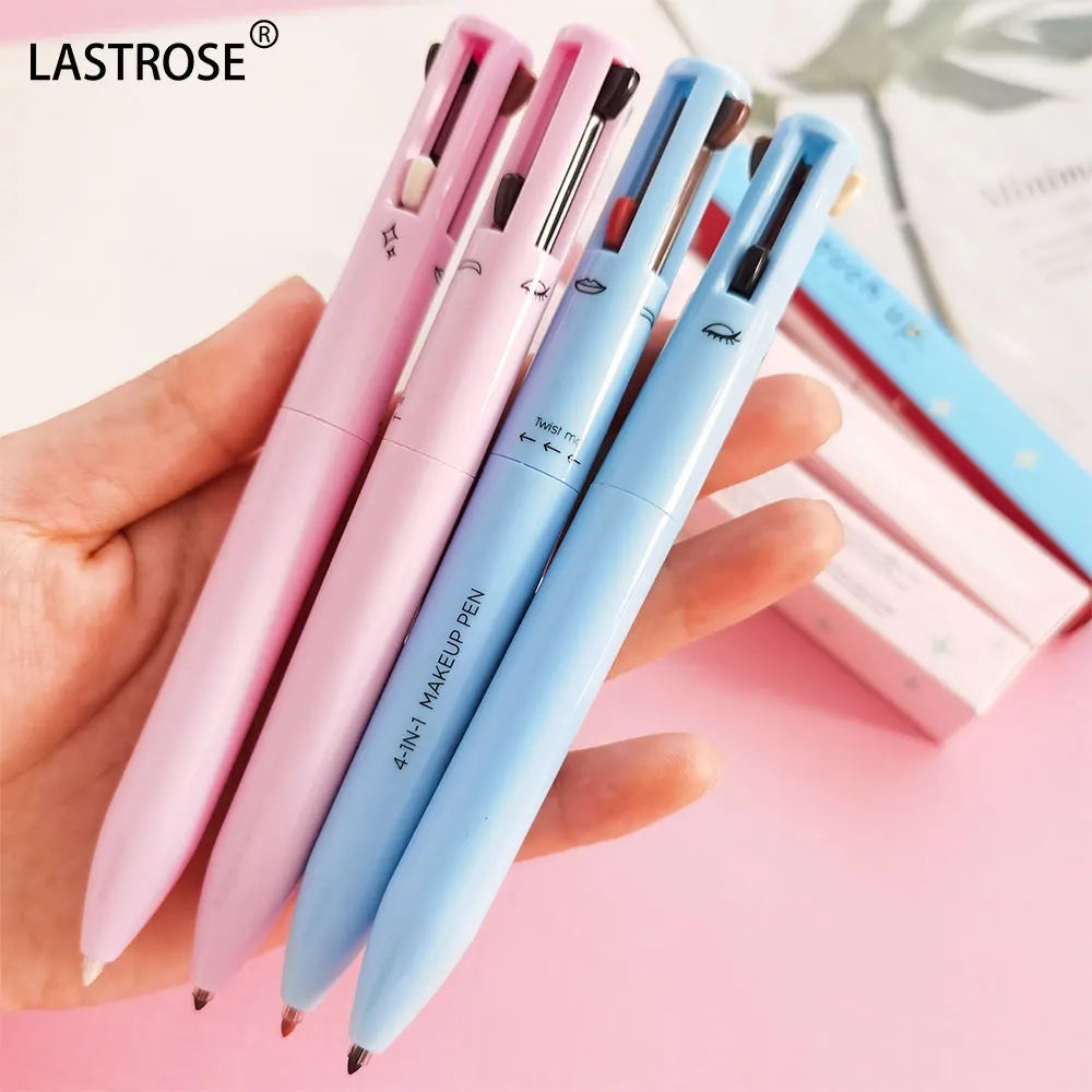 4in 1 Makeup Pen Eye Lip Liner Eyeliner Eyebrow Highlighter Pencil Private Label Paper Box