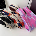 Stone Grain Against Color Tote Bag Fashion High Quality Purses Handbags Wallet Knit Shoulder Tote Bag