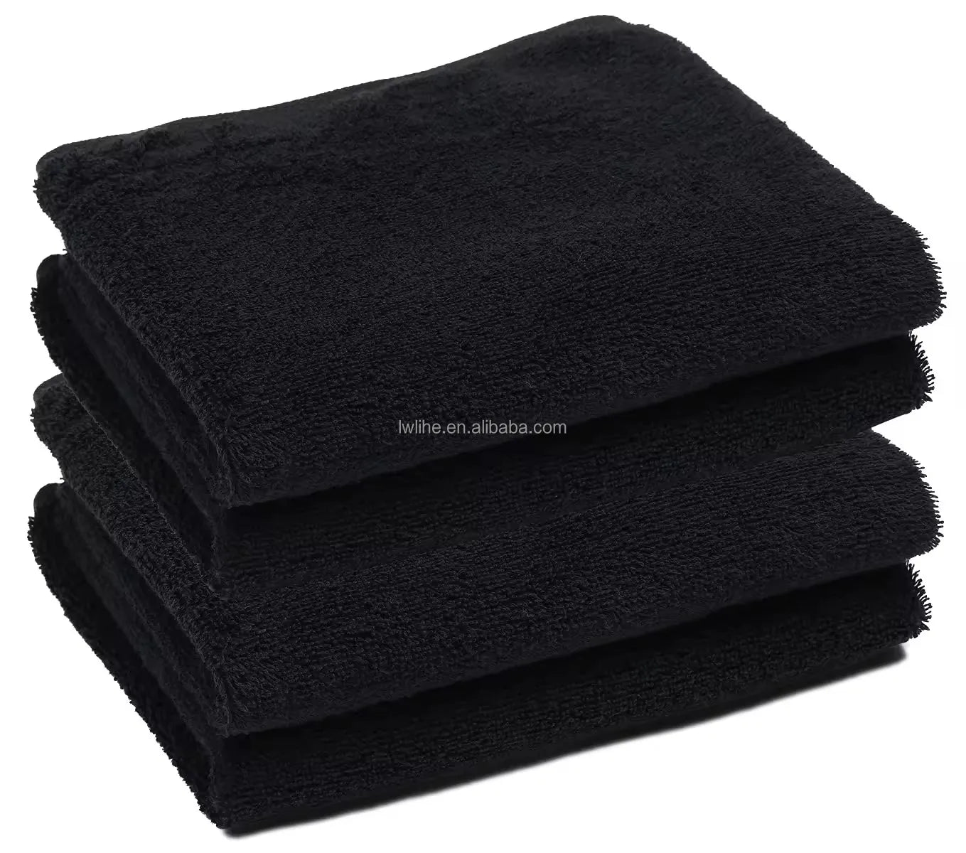 Lihe Textile 100% Pure Cotton Embroidered Towel Hair Salon Hotel Towels Super Absorbent Embroidery Towels