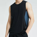 Custom logo Man Gym Casual Vests Sleeveless Mesh Shirt Quick Dry tank Top