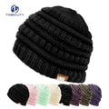 Factory Solid Cable Knit Ribbed Winter Hats for Women Beanie Acrylic Warm Knit Bucket Hat Luxury Crochet Beanie Cap