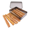 10 Sticks All Natural Resin Rich Fire Starter Sticks Fatwood with Tin Box 120g 10cm