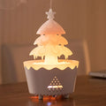 Hot Sale Portable Lucky Tree Aroma Diffuser Christmas Tree Water Drop Humidifier with Remote for Household Use