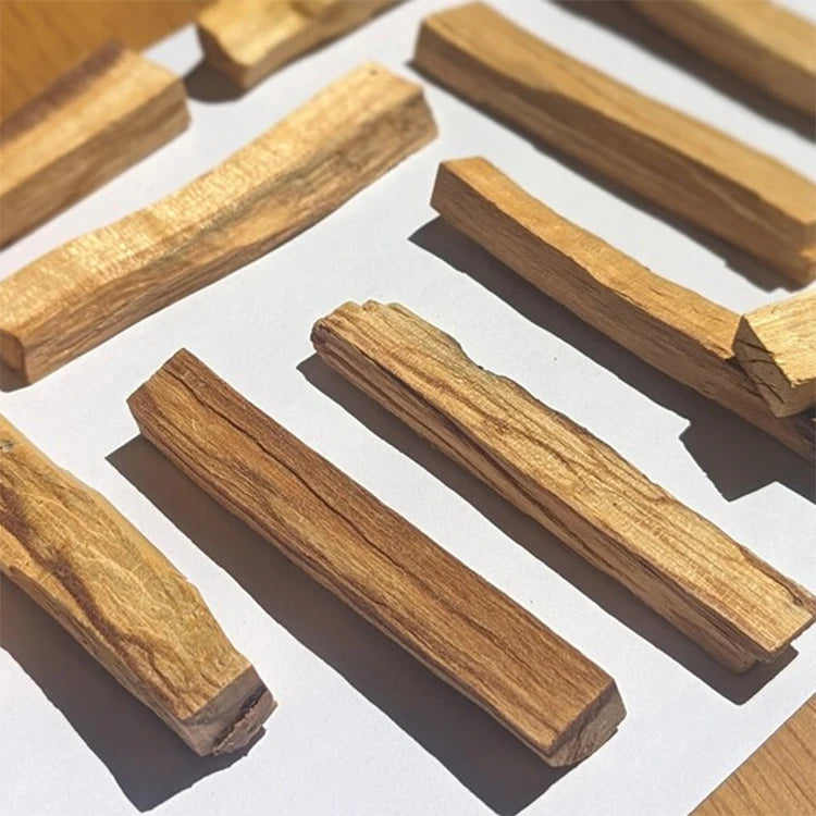 100% Natural Sustainably Harvested Palo Santo Wood Sticks High Resin Aromatics for Summer Fall Spring Meditation